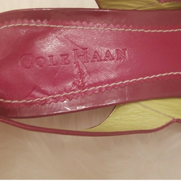 Cole Haan sling back closed toe kitten heels 7.5 - Picture 8 of 8